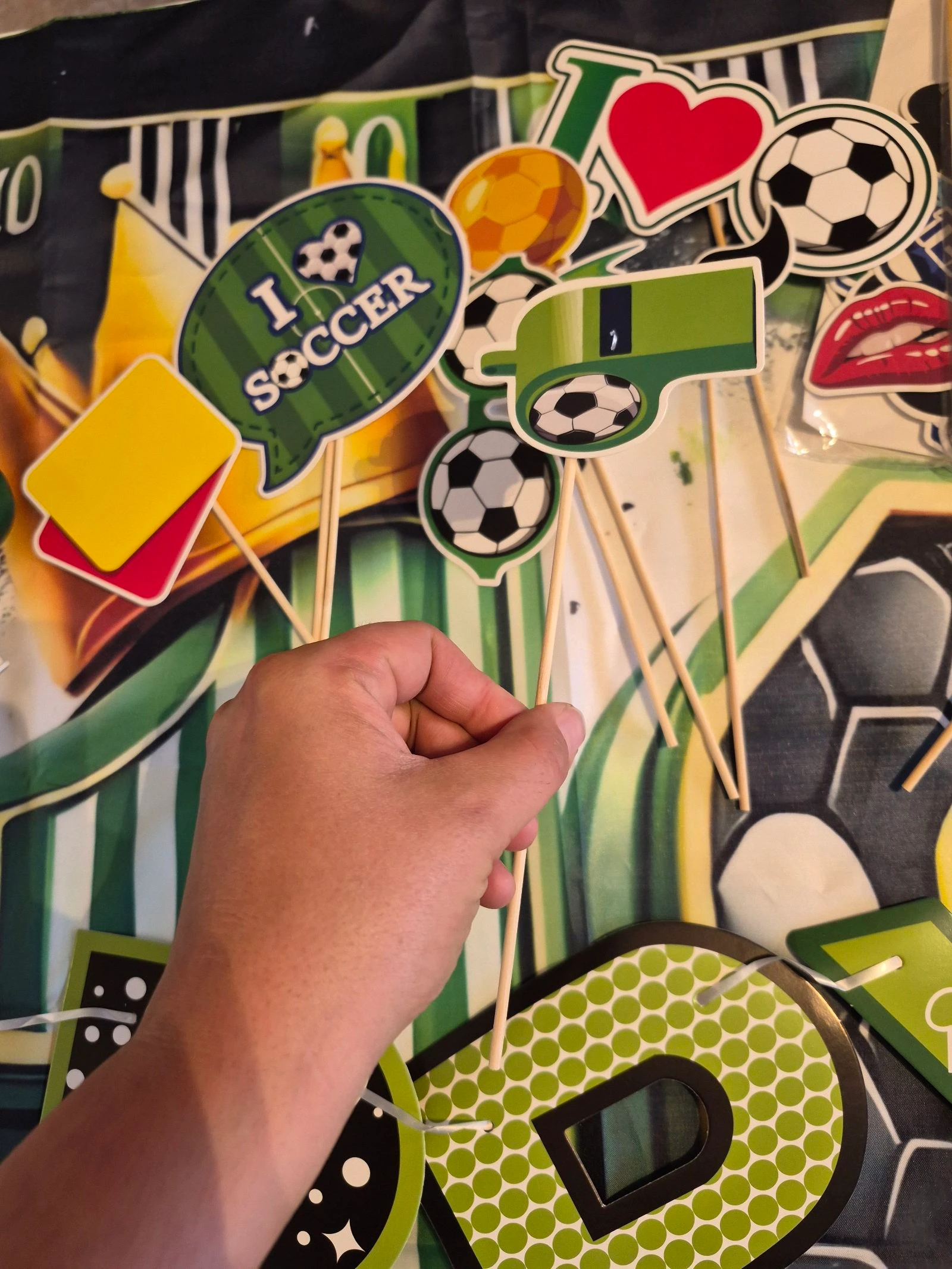 10th Birthday Football Decoration Lot – photo 9